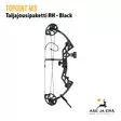 Topoint M3 taljajousipaketti RH musta - jousi kuvattuna oikealta sivusta - RTS taljajousipaketit - 6017410932955 - 8