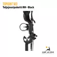 Topoint M3 taljajousipaketti RH musta - yksityiskohta tähtäimestä, nuolihyllystä ja kahvasta - RTS taljajousipaketit - 6017410932955 - 4