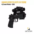Umarex Beretta 92FS XX-treme CO2 ilmapistooli punapistetähtäimellä - Etuviisto vasen tähtäin paikoillaan  ilman vaimenninta - Ilma-aseluoti ilmapistoolit - 4000844388025 - 12