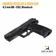 Umarex Heckler & Koch USP 4,5 mm BB CO2 Blowback - Ase vaakatasossa yläviistosta - BB kuula ilmapistoolit - 4000844627605 - 8