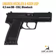 Umarex Heckler & Koch USP 4,5 mm BB CO2 Blowback - Oikea sivu - BB kuula ilmapistoolit - 4000844627605 - 5