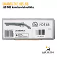 Umarex T4E HDS .68 CO2 kumikuulahaulikko - myyntipakkauksen pääty, EAN ja tuotekoodi näkyvissä - T4E Defence kuula-aseet - 4000844660015 - 14