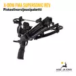 X-Bow FMA Supersonic REV SET Pistoolivarsijousi lisävarusteilla - Pistoolijouset - 4064298213395 - 16