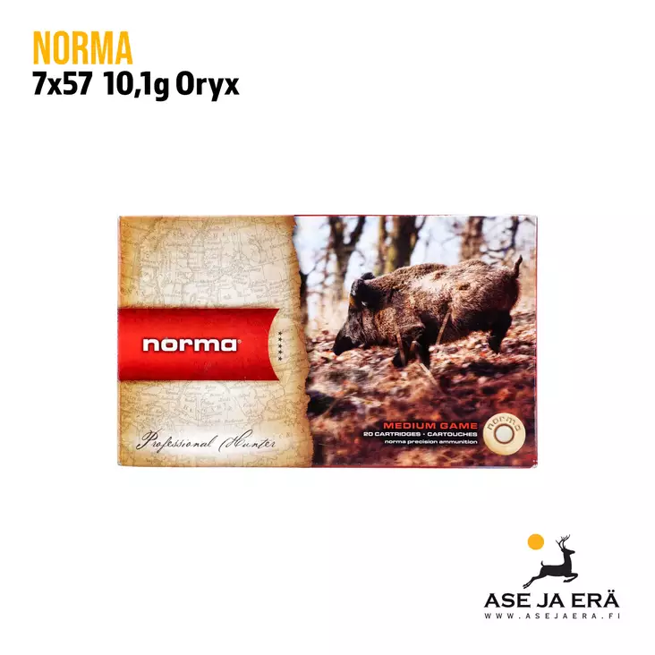 7x57 Norma Oryx 10,1g 20 kpl - Muut kaliiperit - 7393923170015 - 1
