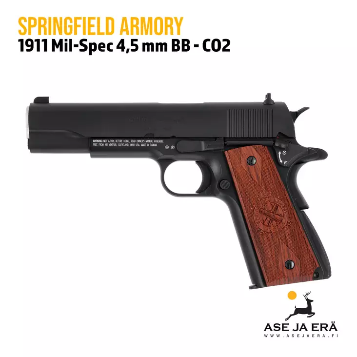Springfield Armory 1911 Mil-Spec ilmapistooli sivusta - BB kuula ilmapistoolit - 1230000036245 - 1