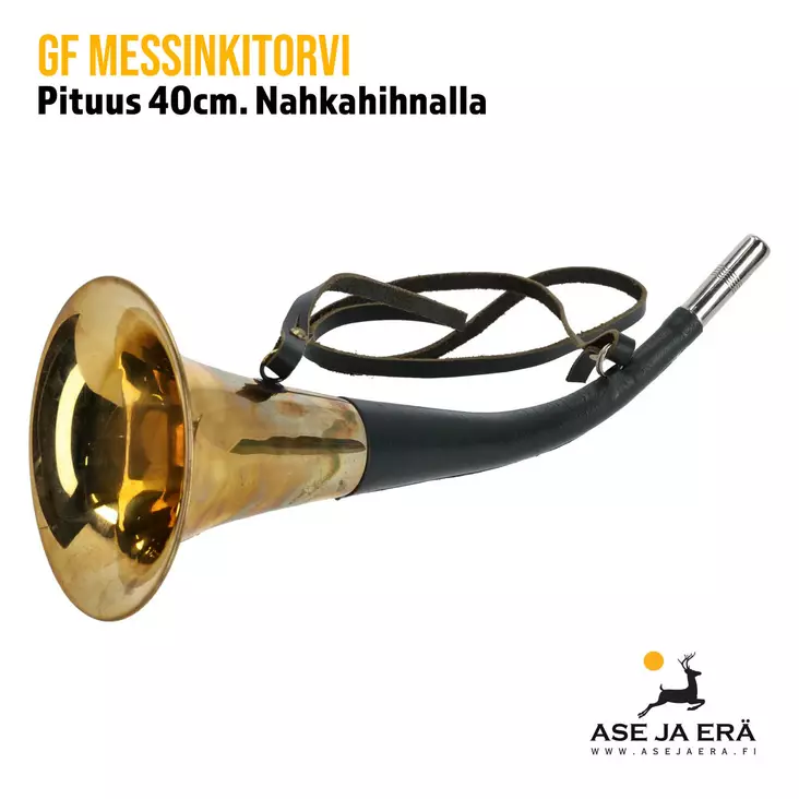 GF Messinkitorvi 40 cm nahkahihnalla yleiskuva etuviistosta - Lahjaksi - 420625 - 1