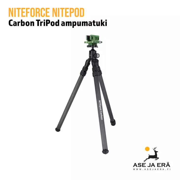 NITEforce Ampumatuki NITEpod CARBON TriPod - Tripod- ja Bipod-ampumatuet - 6430061583435 - 1