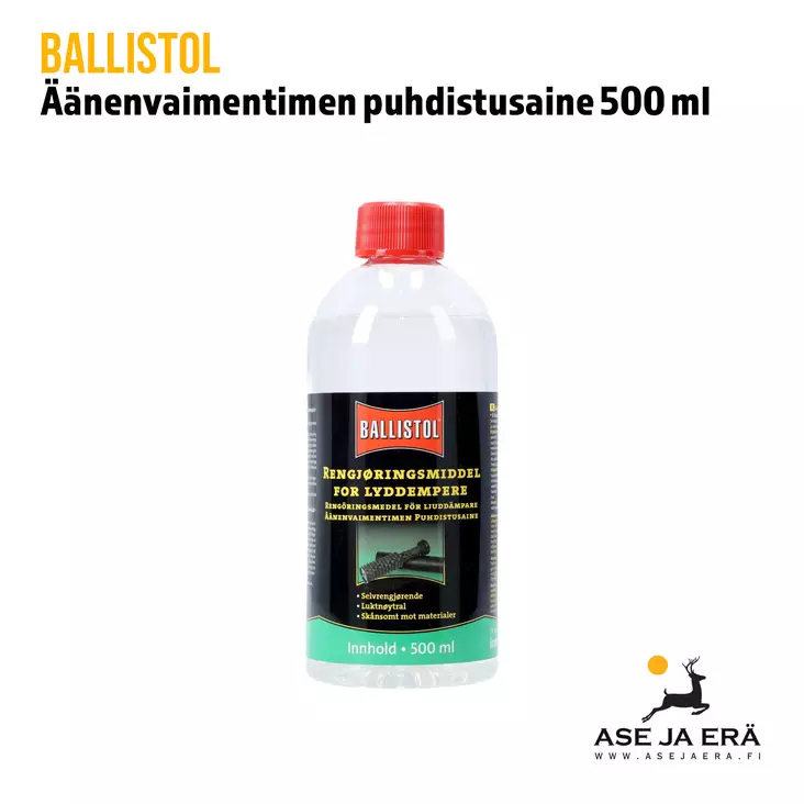 Ballistol Äänenvaimentimen Puhdistusaine 500ml - Puhdistusaineet - 4017777233865 - 1