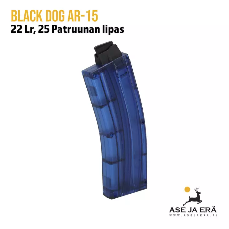 Black Dog AR-15 22LR 25 patruunan lipas - Toiminnallisten aseiden lippaat - 100027255 - 1