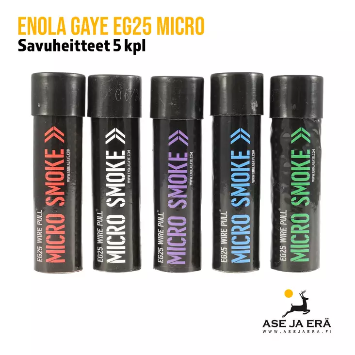 Enola Gaye EG25 Micro Savuheite 5 kpl - Savuheitteet ja kranaatit - EG25X5 - 1