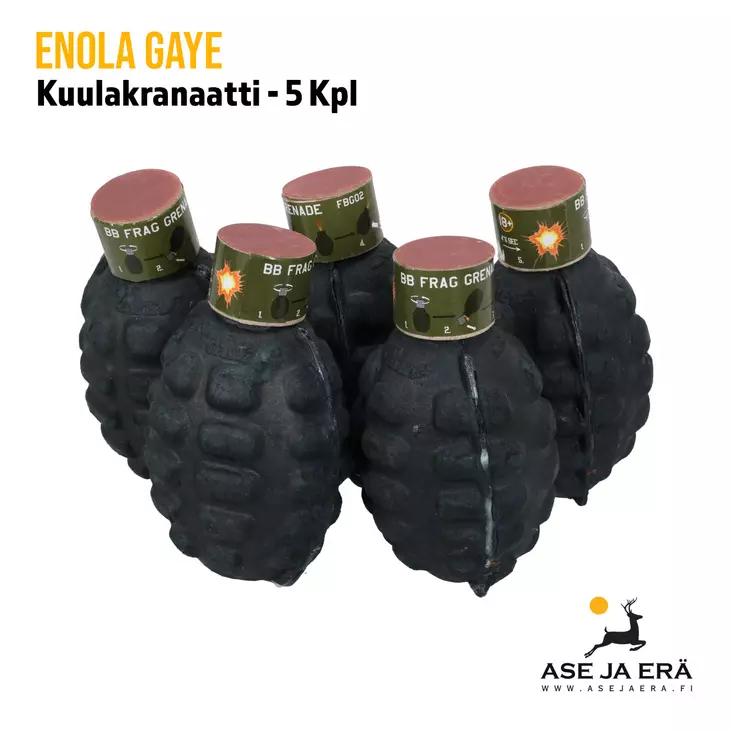 Enola Gaye kuulakranaatti 5 kpl - Savuheitteet ja kranaatit - FBGO2X5 - 1
