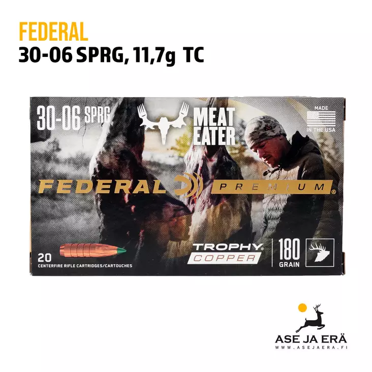 Federal 30-06 Trophy Copper 11,7g - 30-06 kaliiperi - 029465063535 - 1