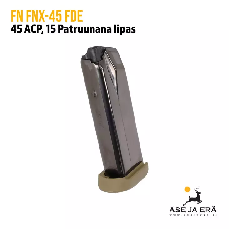 FNX-45 45 ACP 15 patruunan lipas - Pistoolien lippaat - FNA674705 - 2