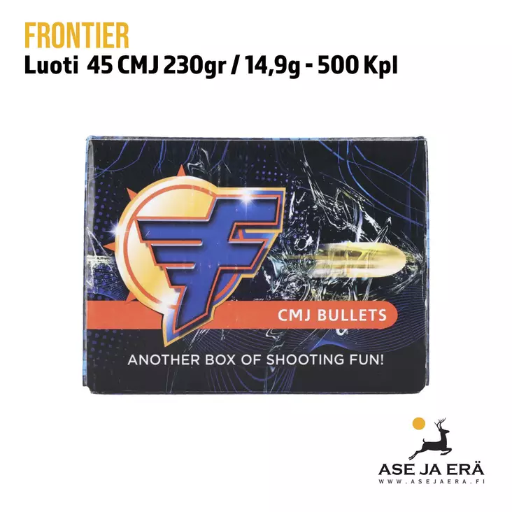 Frontier pistooliluoti 45 ACP 14,9g Round Nose Bulk 500 kpl, yleiskuva - Muut luodit - 100135 - 1