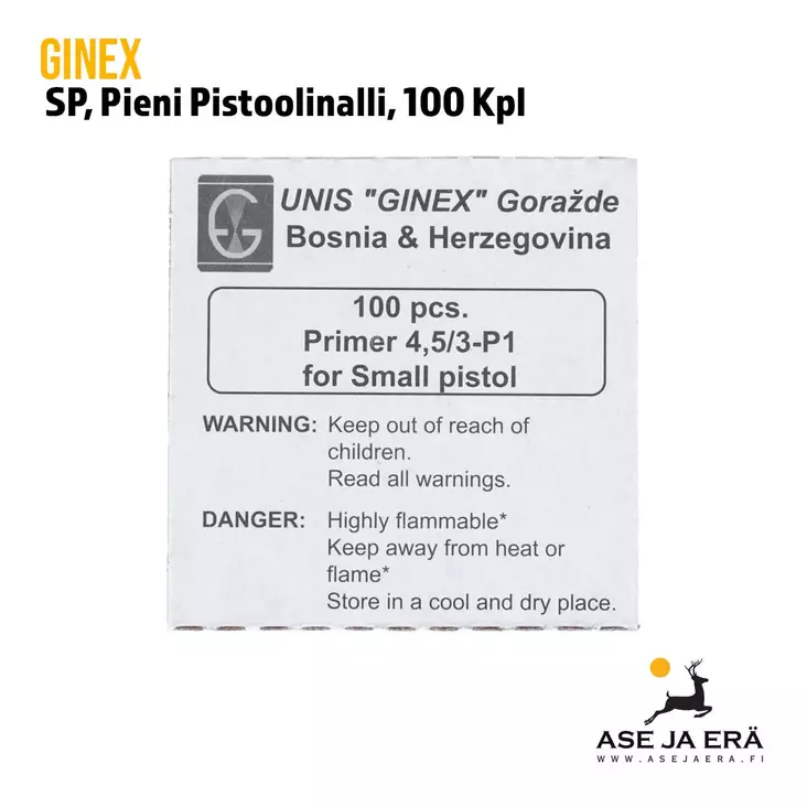 Ginex SP pieni pistoolinalli - Pistoolinallit - 192505 - 1