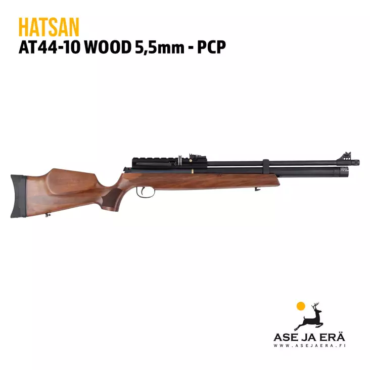 Hatsan AT44-10 WOOD Tru Glo 5,5mm ilmakivääri - 5,5 mm PCP paineilmakiväärit - 6416173010915 - 1