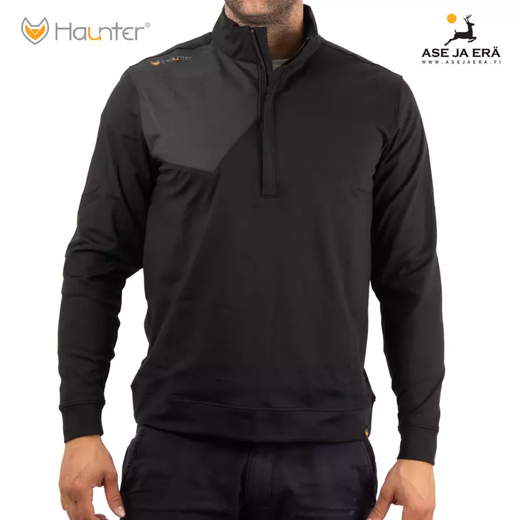 Haunter Ore Q-Zip -paita musta/harmaa - T-paidat - 7340143705275 - 1