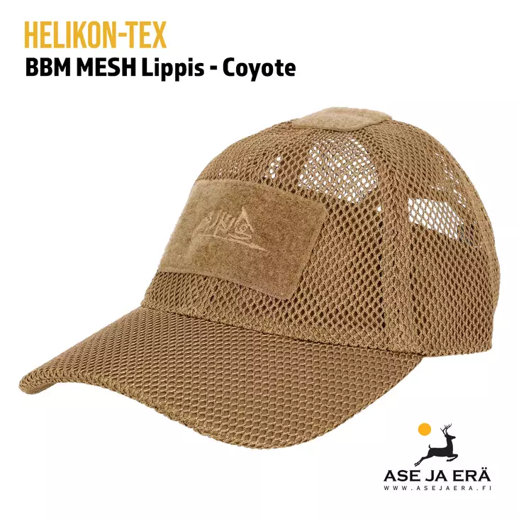 Helikon-Tex BBM MESH Cap Lippalakki, Coyote yleiskuva - Lippalakit - 5908218712195 - 1