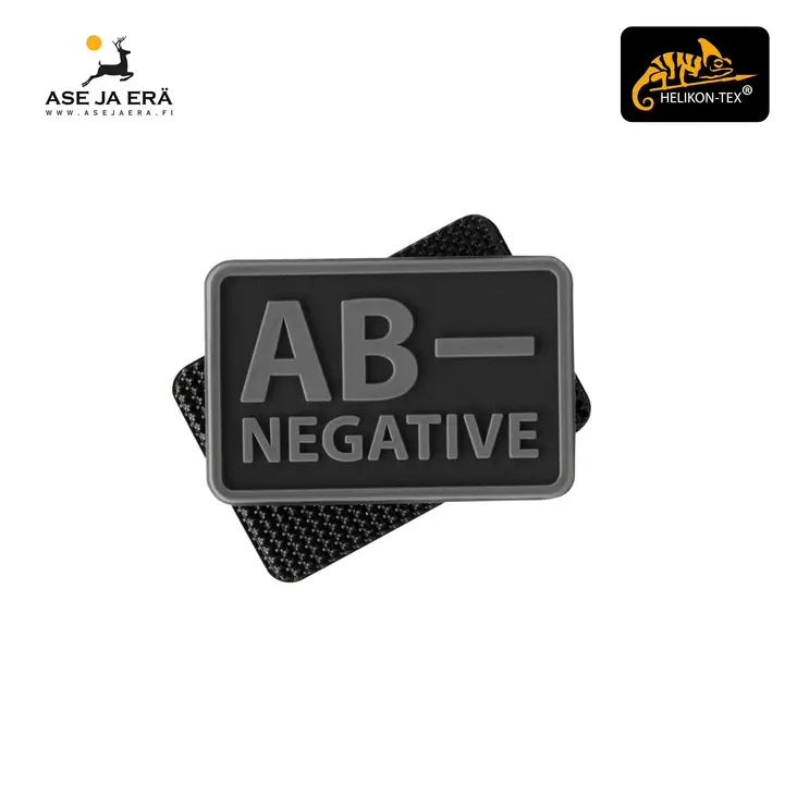 Helikon-Tex blood patch 2 kpl veriryhmä musta/harmaa - Muut asusteet - 5908218766945 - 1