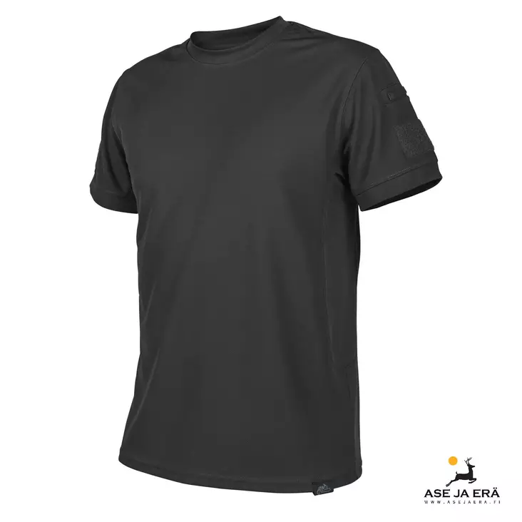 Helikon-Tex Tactical T-paita Lite TopCool Black - yleiskuva etuviistosta - T-paidat - 5908218780835 - 2