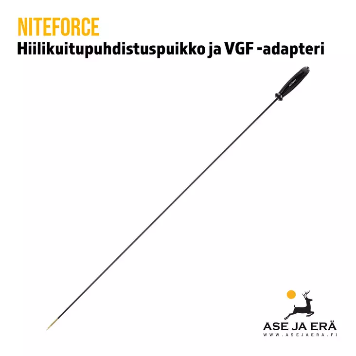 Hiilikuitupuhdistuspuikko ja VGF adapteri - Puhdistussarjat ja -harjat - 6430061582025 - 1