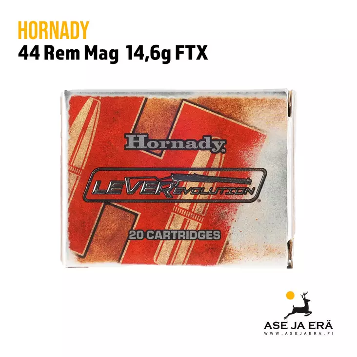 Hornady LEVERevolutuion FTX .44 Magnum 14,6g - Revolverin patruunat - 090255927825 - 1