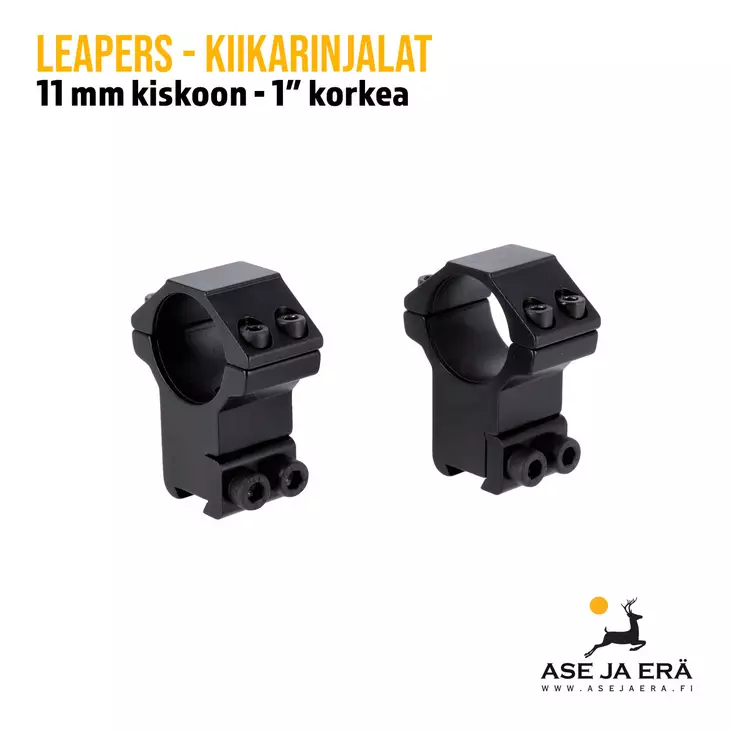 Leapers kiikarinjalka 11 mm - 1" High - Kiikarinjalat ja tarvikkeet - 4712274524545 - 1