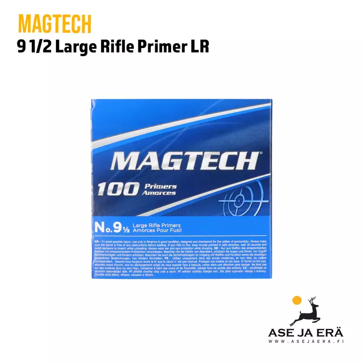 Magtech 9 1/2 Iso kiväärin nalli - Kiväärinallit - 7891798010035 - 1