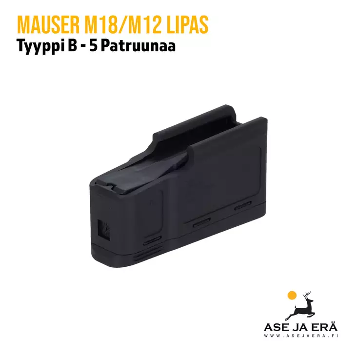 Mauser M18/M12 lipas tyyppi B 5 ptr - Metsästysaseiden lippaat - 80219805 - 4