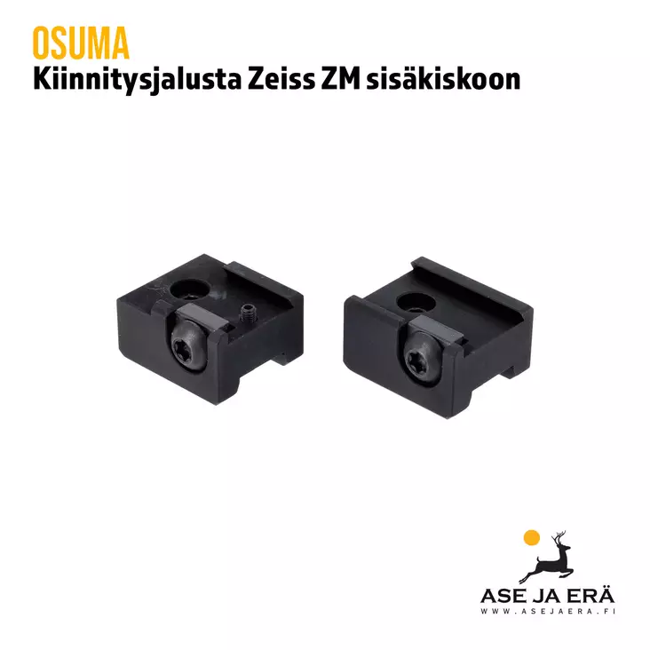 Osuma kiskon kiinnitysjalusta Zeiss kiskoon 17mm kiinnitysuralla - Tikka jalustat (17 mm kisko) - 6430068620638 - 1