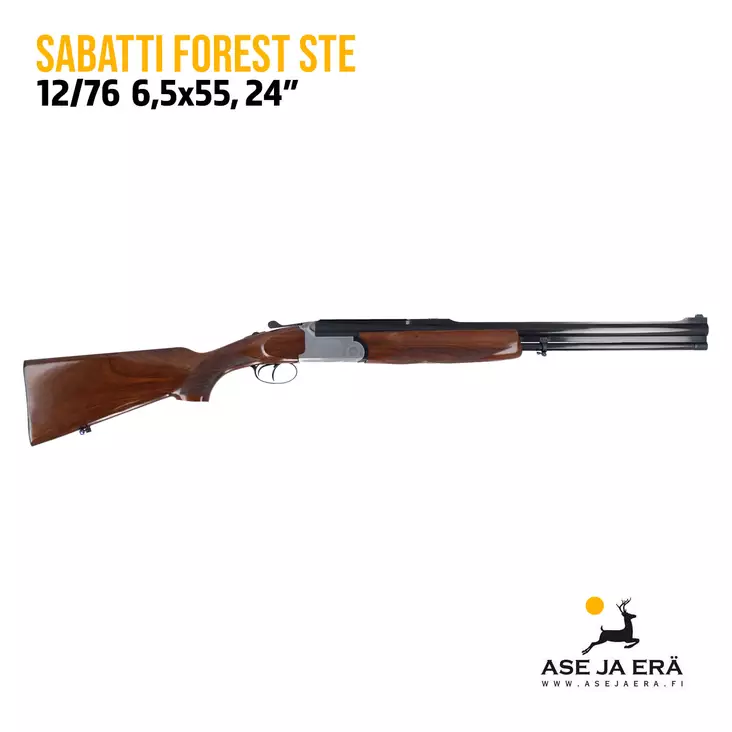 Sabatti Forest STE 12/76 / 6,5x55 rihlakko - Yhdistelmäaseet - FORESTSTE126555 - 1