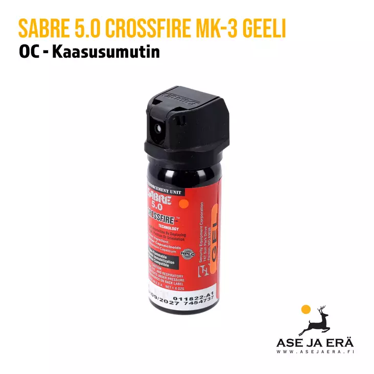 Sabre 5.0 Crossfire Gel kaasusumutin MK3 - Luvanvaraiset kaasusumuttimet - 56CFT10GELMK35 - 4