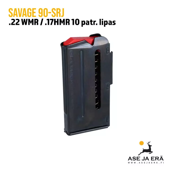 Savage 90-SRJ pinoiskiväärin varalipas 22WMR / 17HMR 10 patruunalle - Metsästysaseiden lippaat - 062654900105 - 1