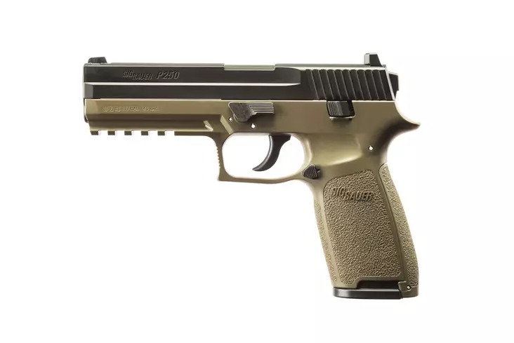 Sig Sauer P250 ASP FDE 4,5mm ilmapistooli - Ilma-aseluoti ilmapistoolit - 798681525935 - 1