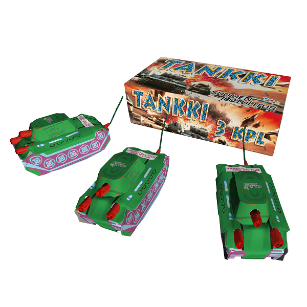 Tankki 3kpl - Pienilotulitteet - 6430037818455 - 1