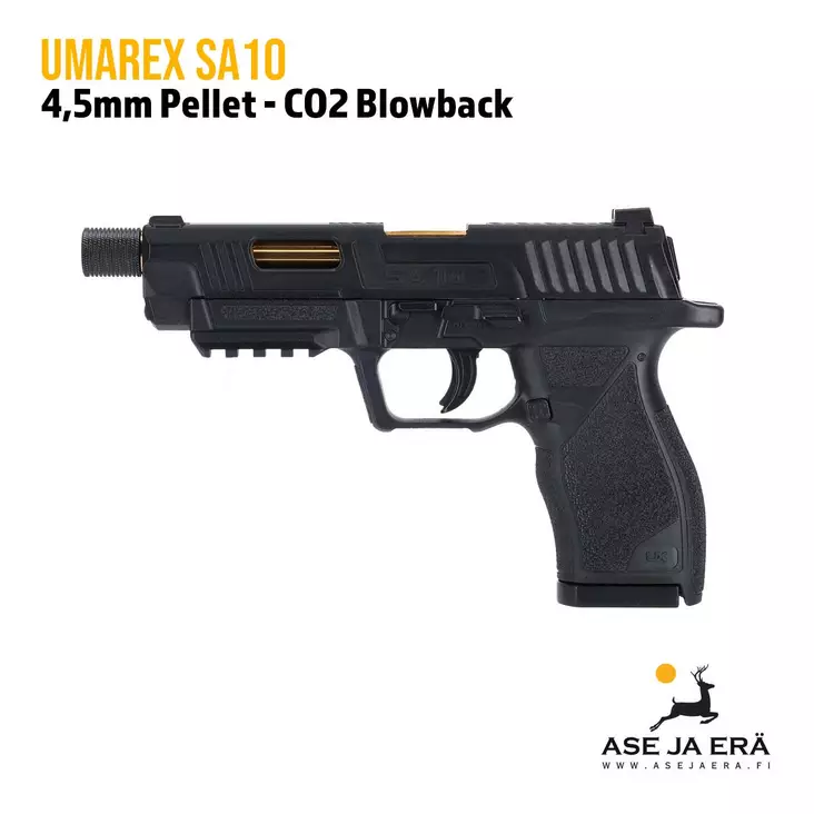 Umarex SA10 Blowback 4,5mm CO2 Pellet ilmapistooli - Ilma-aseluoti ilmapistoolit - 4000844613165 - 1