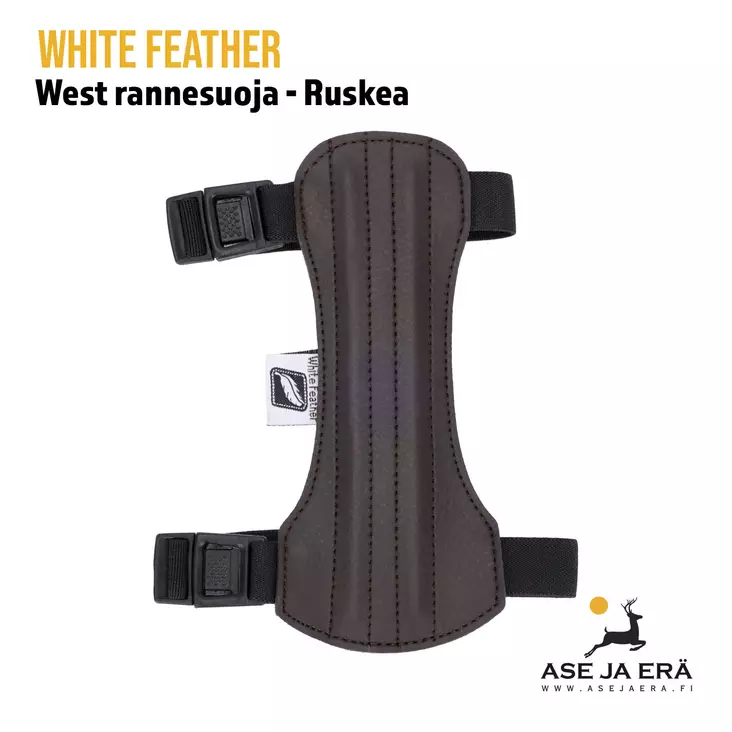 White Feather West rannesuoja, ruskea - edestä - Ranne- ja muut suojat - 8717974558735 - 1