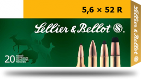 5,6x52R Sellier & Bellot SP 4,6g 20 kpl - Muut kaliiperit - 8590690330416 - 2