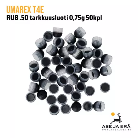 Umarex T4E RUB .50 tarkkuusluoti 0,75 g - T4E kuulat ja kaasut - 4000844643926 - 2