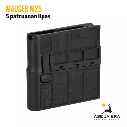 Mauser M25, 5 patruunan lipas - yleiskuva - Metsästysaseiden lippaat - 4066481075186 - 1