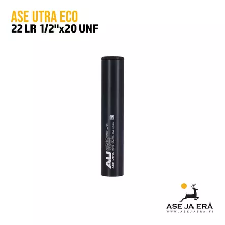 Ase Utra pienoiskivääri vaimennin Eco 1/2"x20UNF - Ase Utra äänenvaimentimet - AUECO1220Sako16 - 2