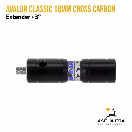 Avalon Classic 18mm Cross Carbon 3"- Sivusta - Ulontajat - 6426013018094 - 15