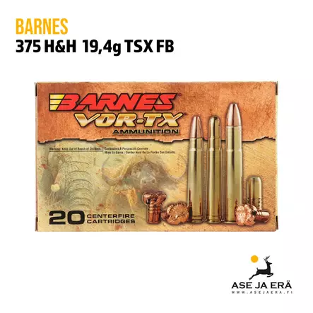 Barnes VOR-TX .375 H&N TSX FB 19,4g - Muut kaliiperit - 716876130016 - 1