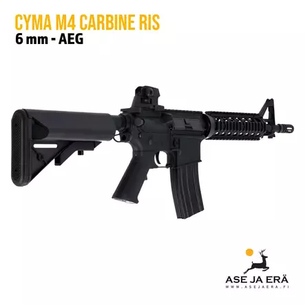 Cyma M4 Carbine RIS AEG airsoft-kivääri - Kiväärit - CM606 - 2