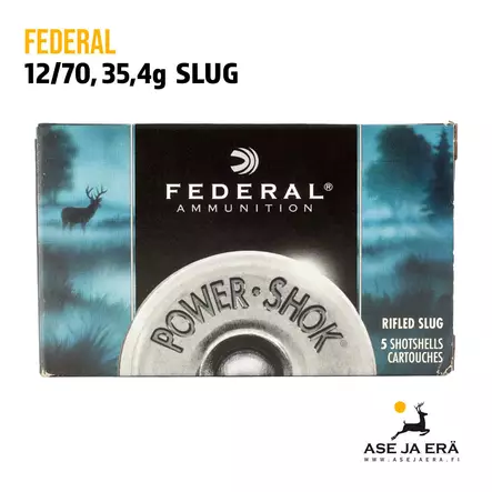 Federal Classic Slug 12/70 35,4g HP täyteinen haulikonpatruuna - Täyteiset - 029465009946 - 1