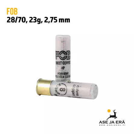 FOB Sweet Copper 28/70 23g 6 2,25mm Haulikonpatruuna - Lyijyttömät patruunat - 107126 - 2