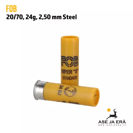 FOB Viper Steel 20/70 24g 7 2,5mm haulikonpatruuna - Lyijyttömät patruunat - 3268790011386 - 2