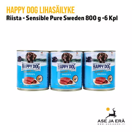Happy Dog lihasäilyke Riista 400g X 6 - Lihasäilykkeet ja makkarat - 4001967155945X6 - 1