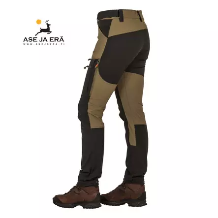 Haunter Vännas naisten tekniset kuorihousut - khaki/harmaa - Ulkoilu- ja vaellushousut - 7340143703196 - 2