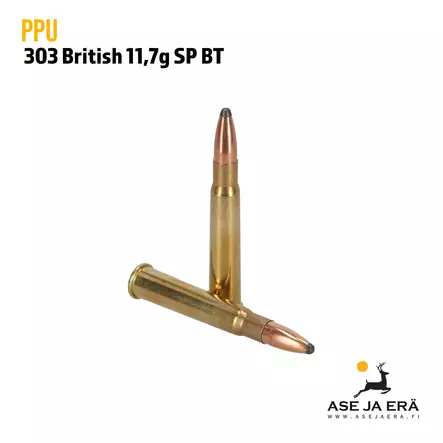 PPU 303 British SP BT 11,7g kivääripatruuna - Muut kaliiperit - 8605003812586 - 2